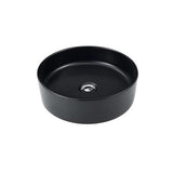 2021 Matte White Round 360 mm Dia top counter basin porcelain sink